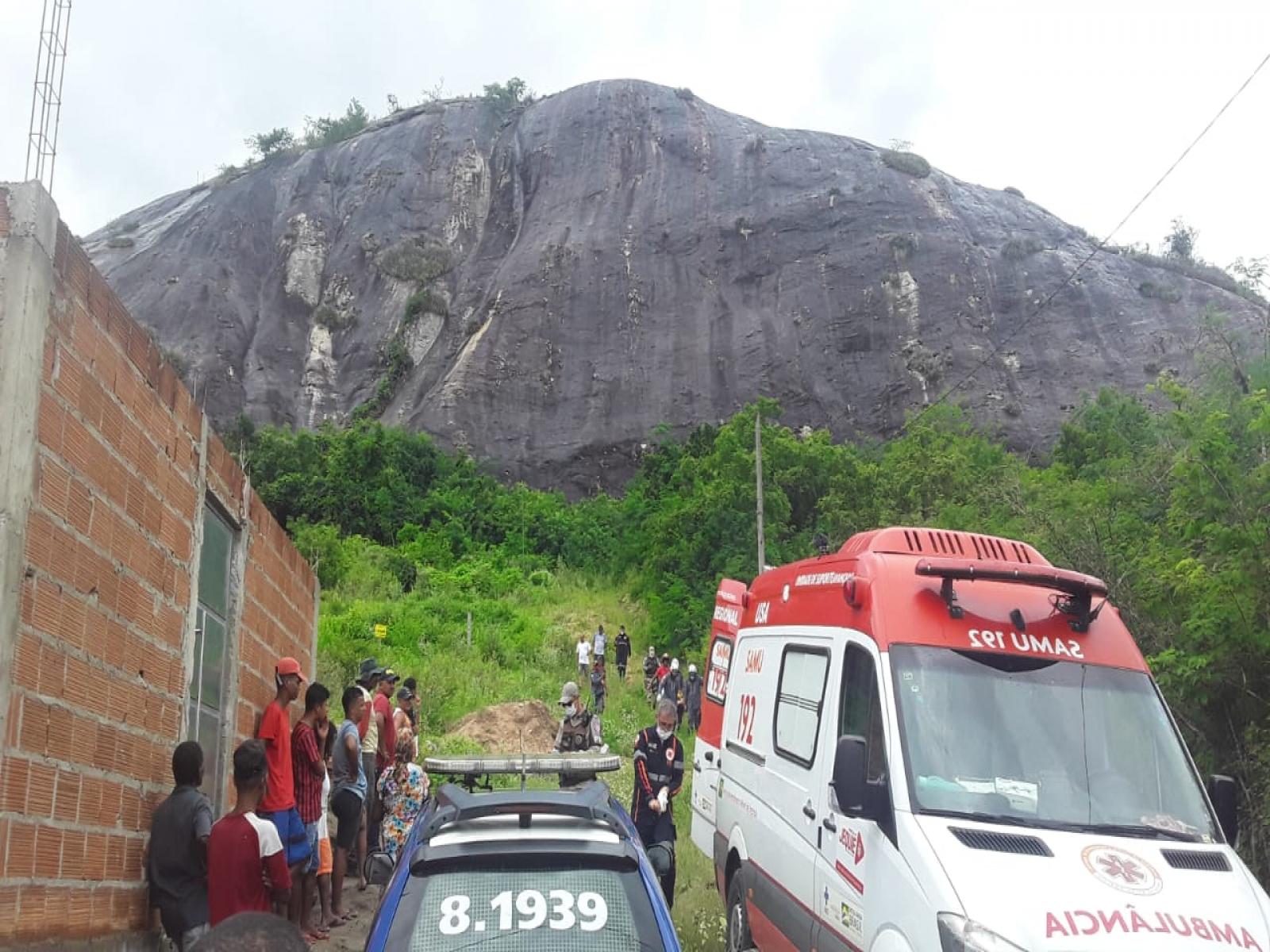 Homem se atira da pedra do Curral Novo durante tentativa de suicídio