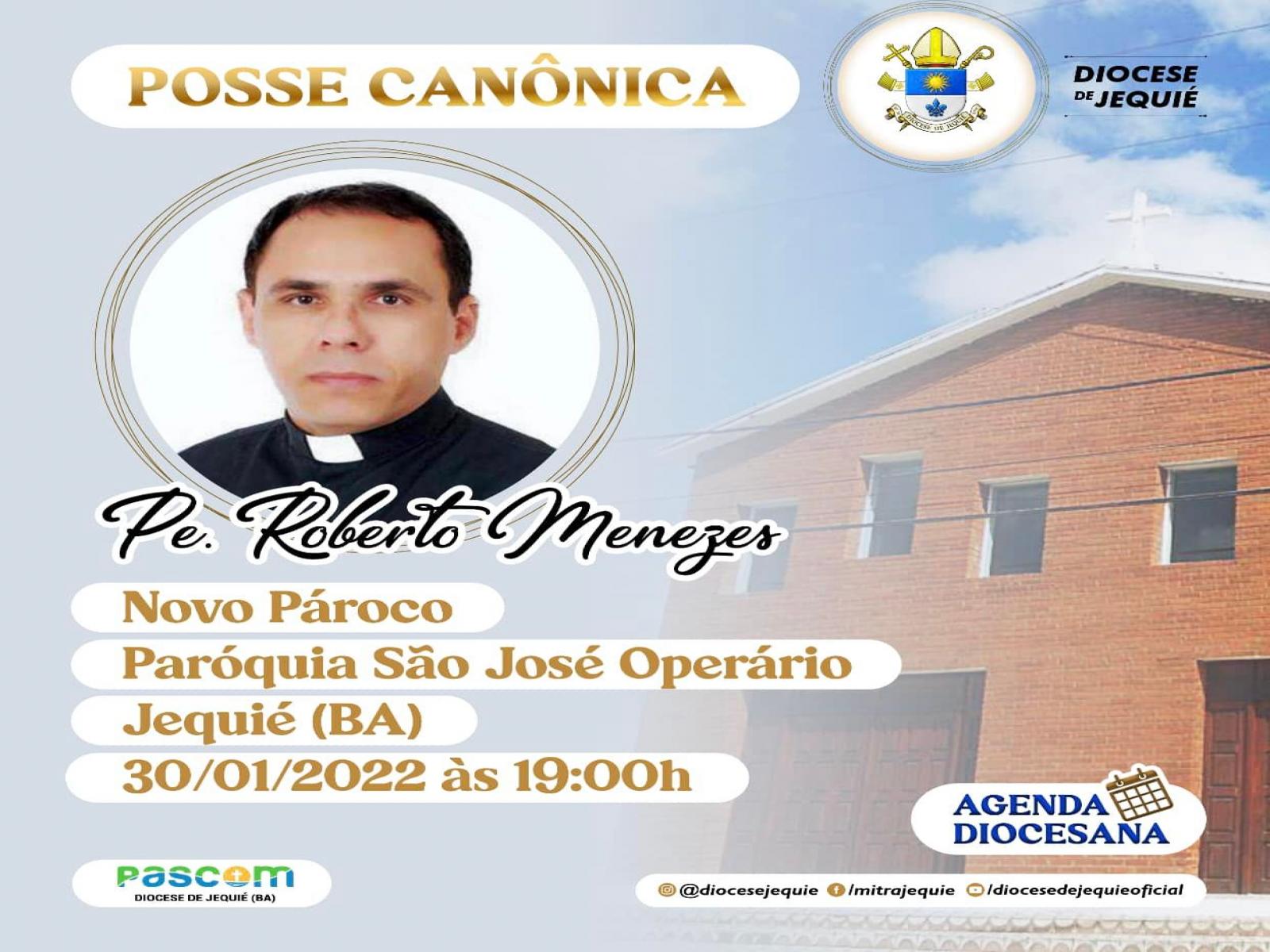 Padre Roberto Menezes assume a Paróquia de São José Operário
