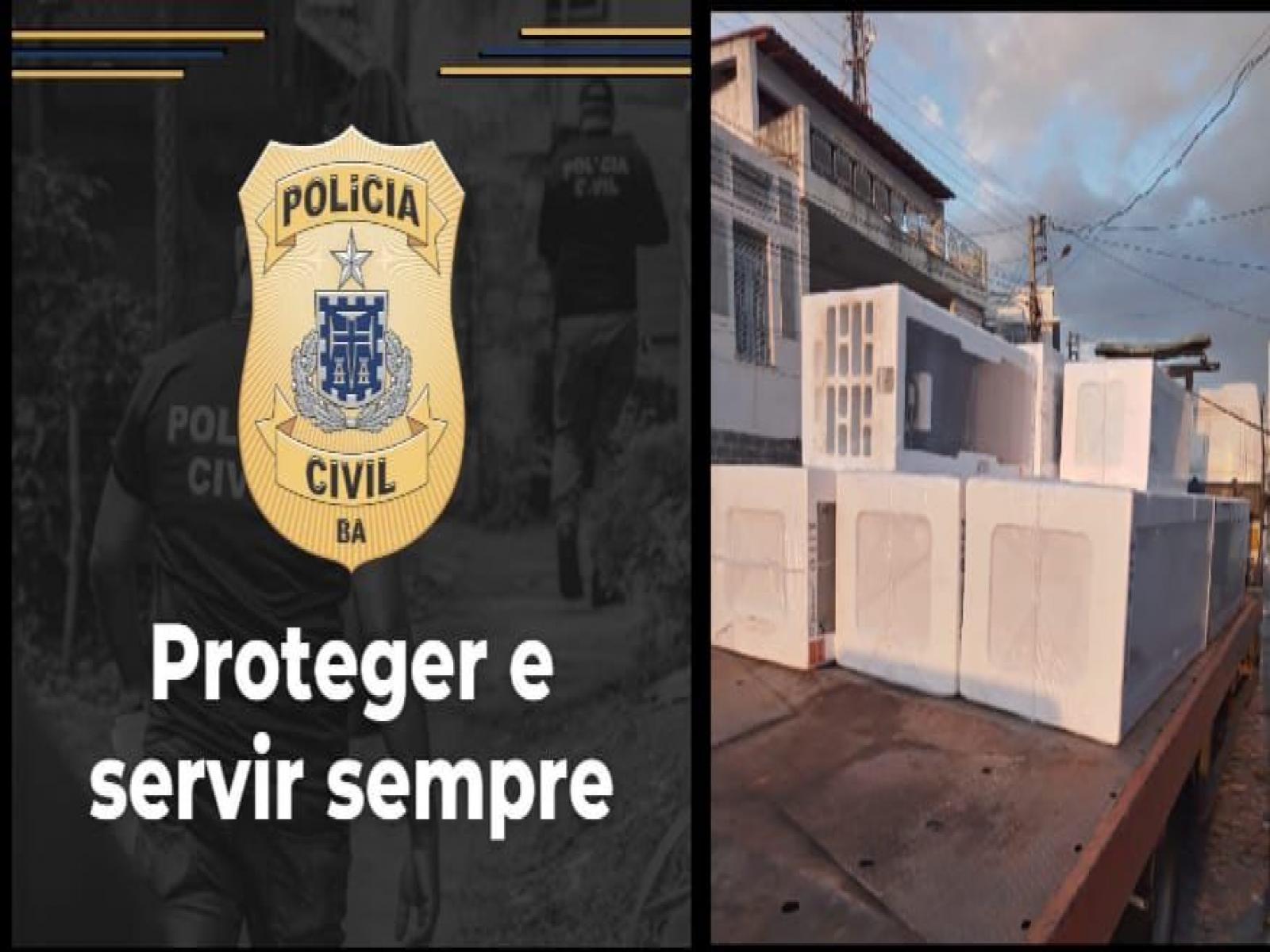 Jequié: Carga de refrigeradores roubados estavam escondidos em galpão no bairro Km 4