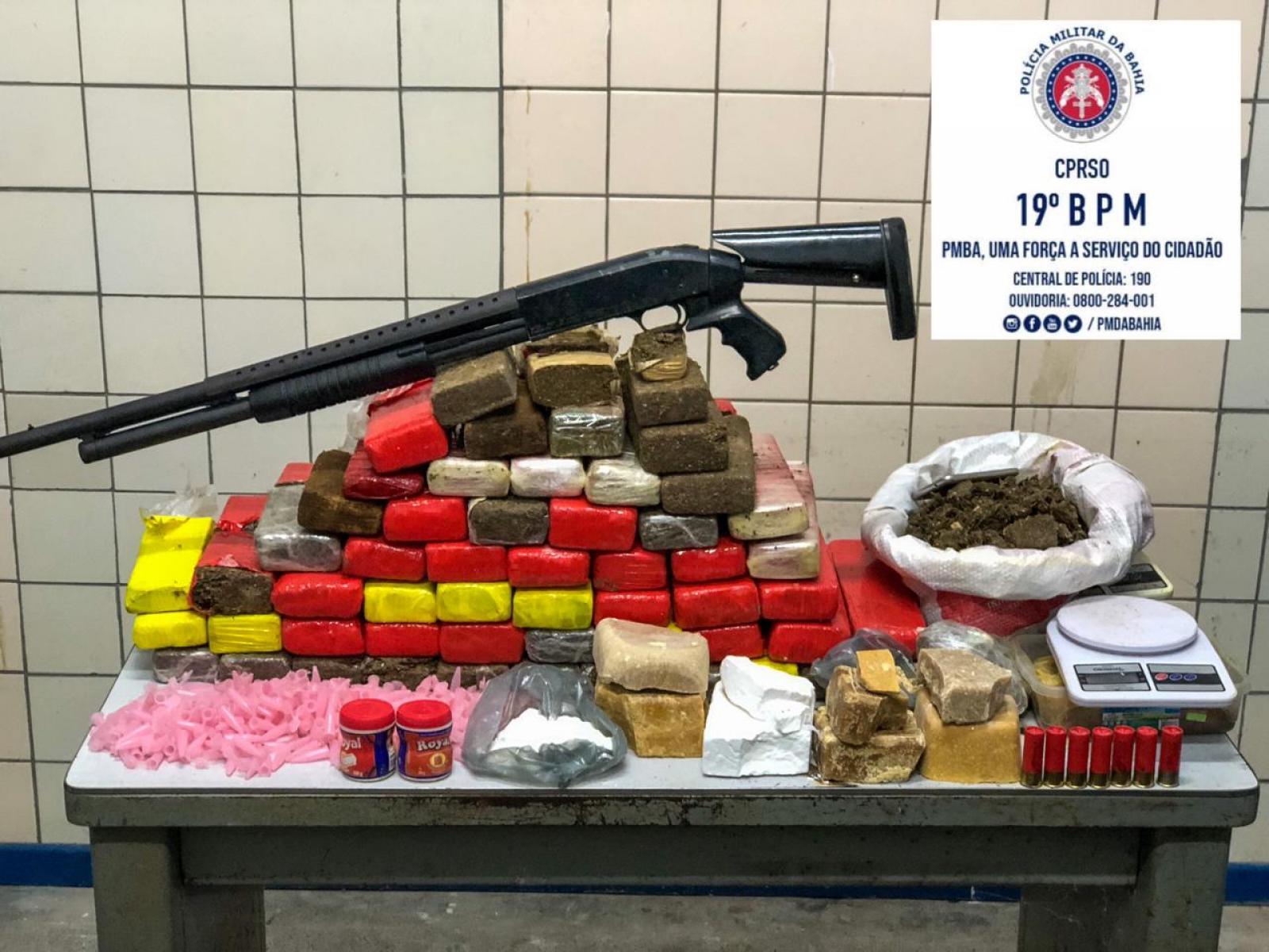 Jequié: Polícia Militar realiza a maior apreensão de drogas do ano