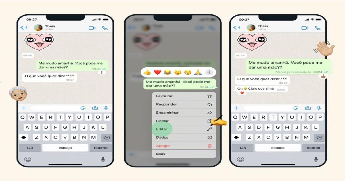 WhatsApp anuncia opção de editar mensagens; veja como fazer