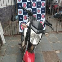 PM recupera moto roubada na ferrovia