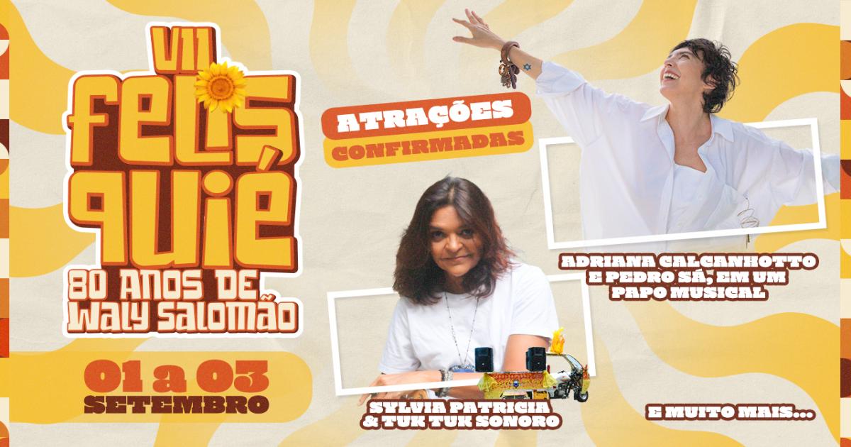 Com Adriana Calcanhotto e diversificada programação artística e literária, Prefeitura de Jequié e Comissão Organizadora preparam VII Felisquié