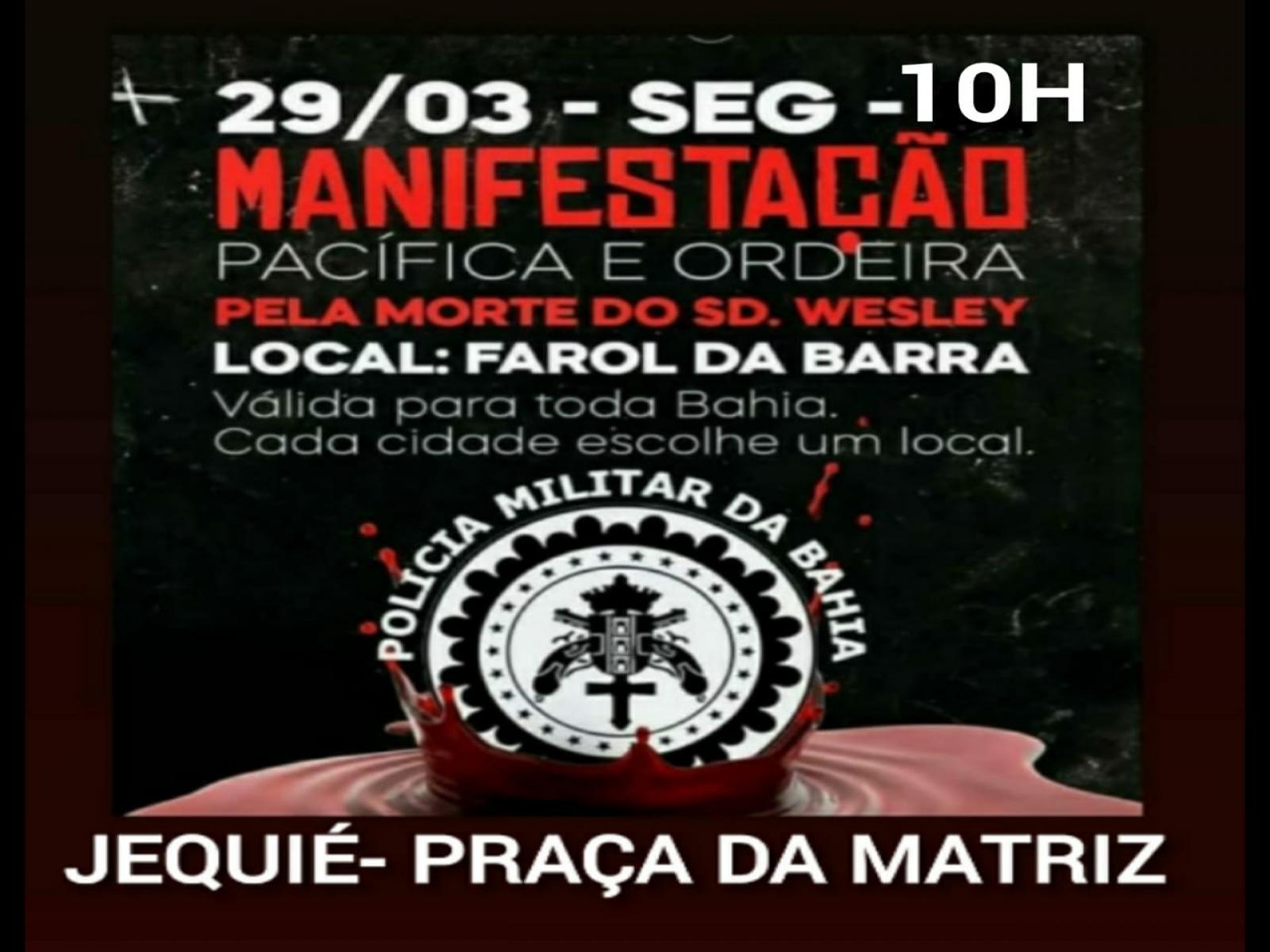 Vereador Soldado Gilvan vem publicamente manifestar sua indignação com a morte do policial Wesley