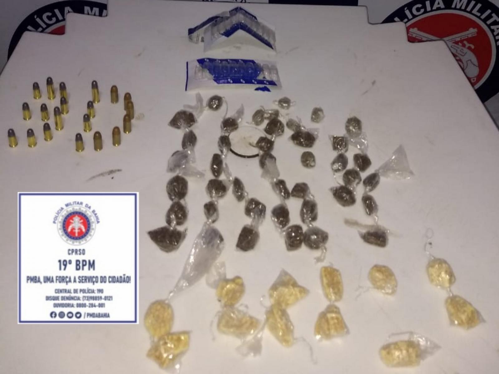 Integrante do BDM é detido com drogas na cidade de Jaguaquara