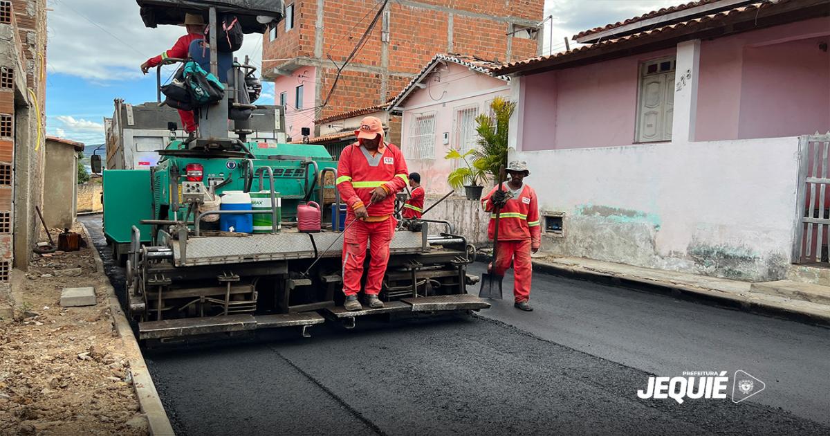 Ampliada obras de pavimentação asfáltica no Alto da Bela Vista