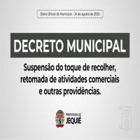 Prefeitura de Jequié autoriza reabertura de bares e restaurante