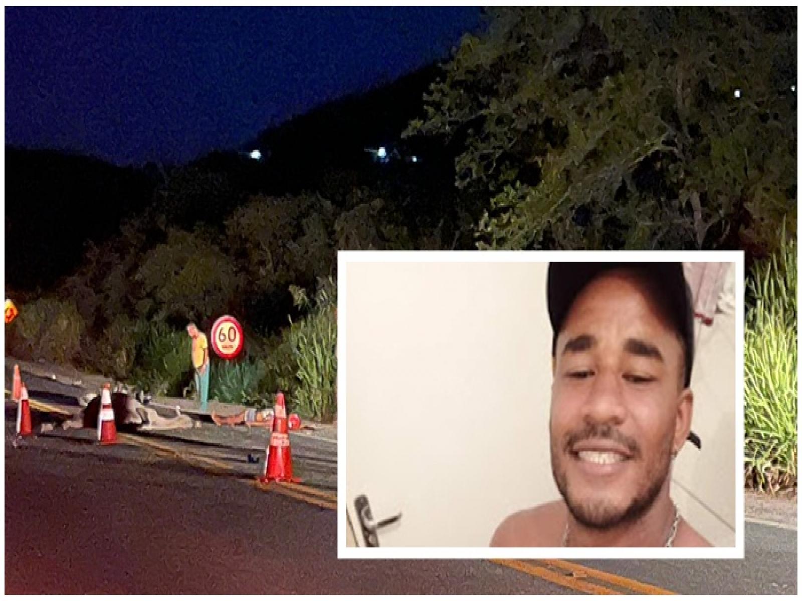 Animal solto na pista provoca acidente e mata uma pessoa na BR 330