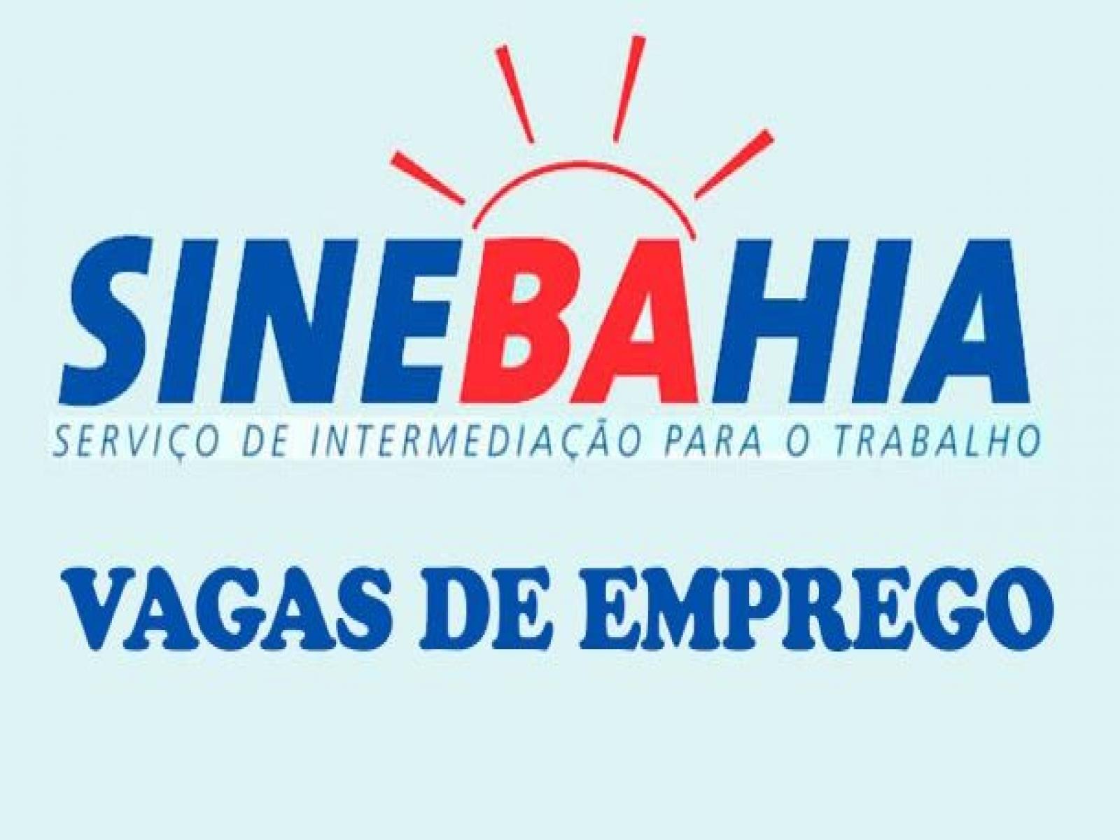 31 vagas de empregos no SineBahia