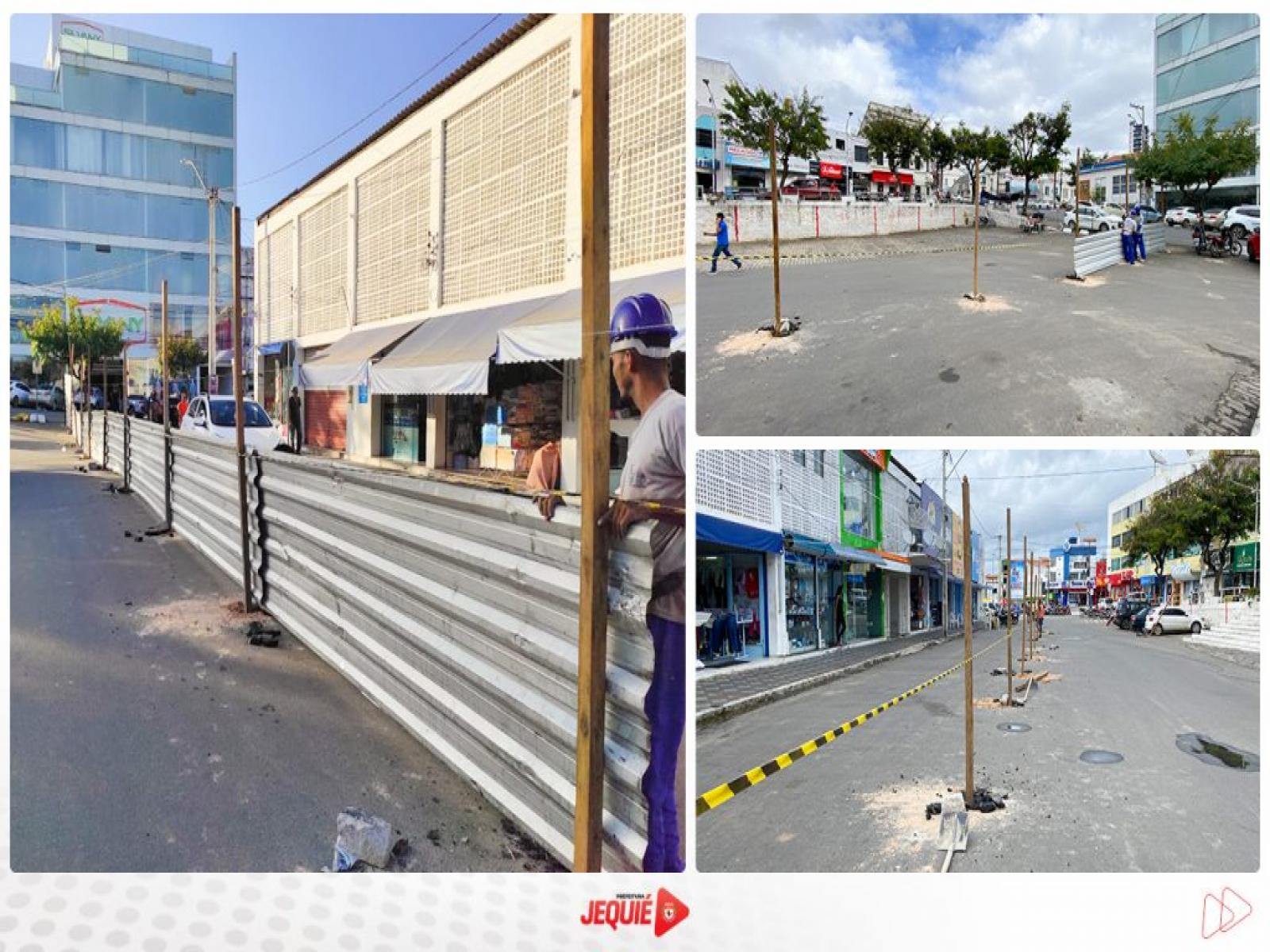 Prefeitura de Jequié dá início às obras de construção do shopping popular municipal