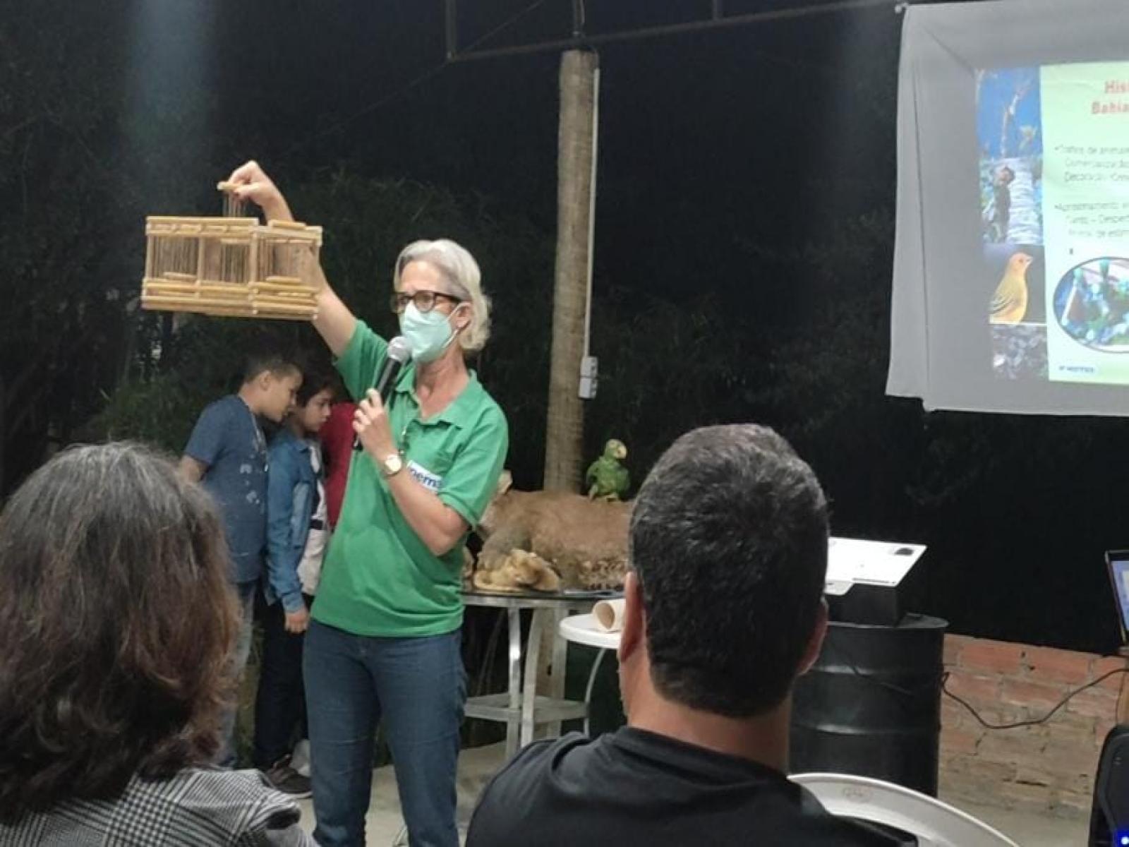 Palestra sobre a importância da Fauna Silvestre para a Biodiversidade no povoado de Queimadas