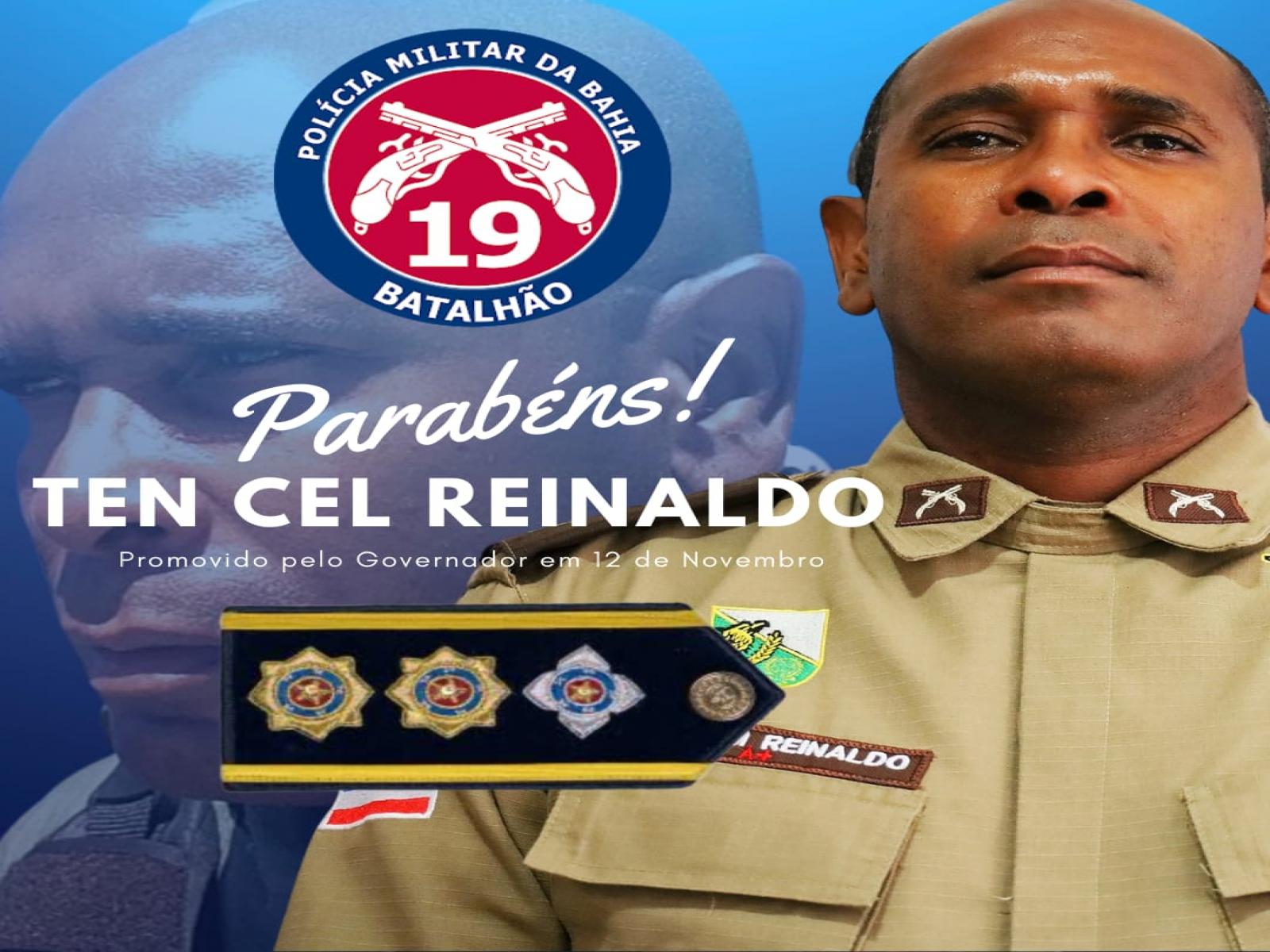 Comandante do 19BPM é promovido a Tenente Coronel