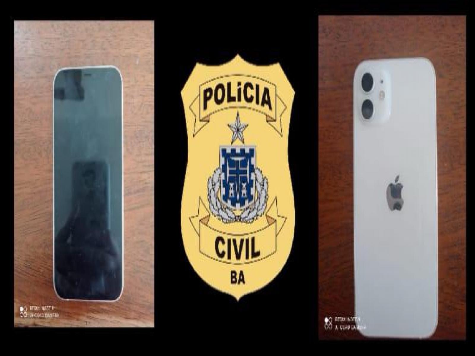Iphone roubado em Jequié foi localizado em Salvador
