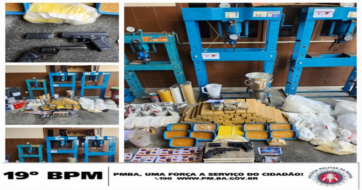 Jequié: Polícia fecha laboratório de drogas e dois bandidos morreram em confronto com a PM