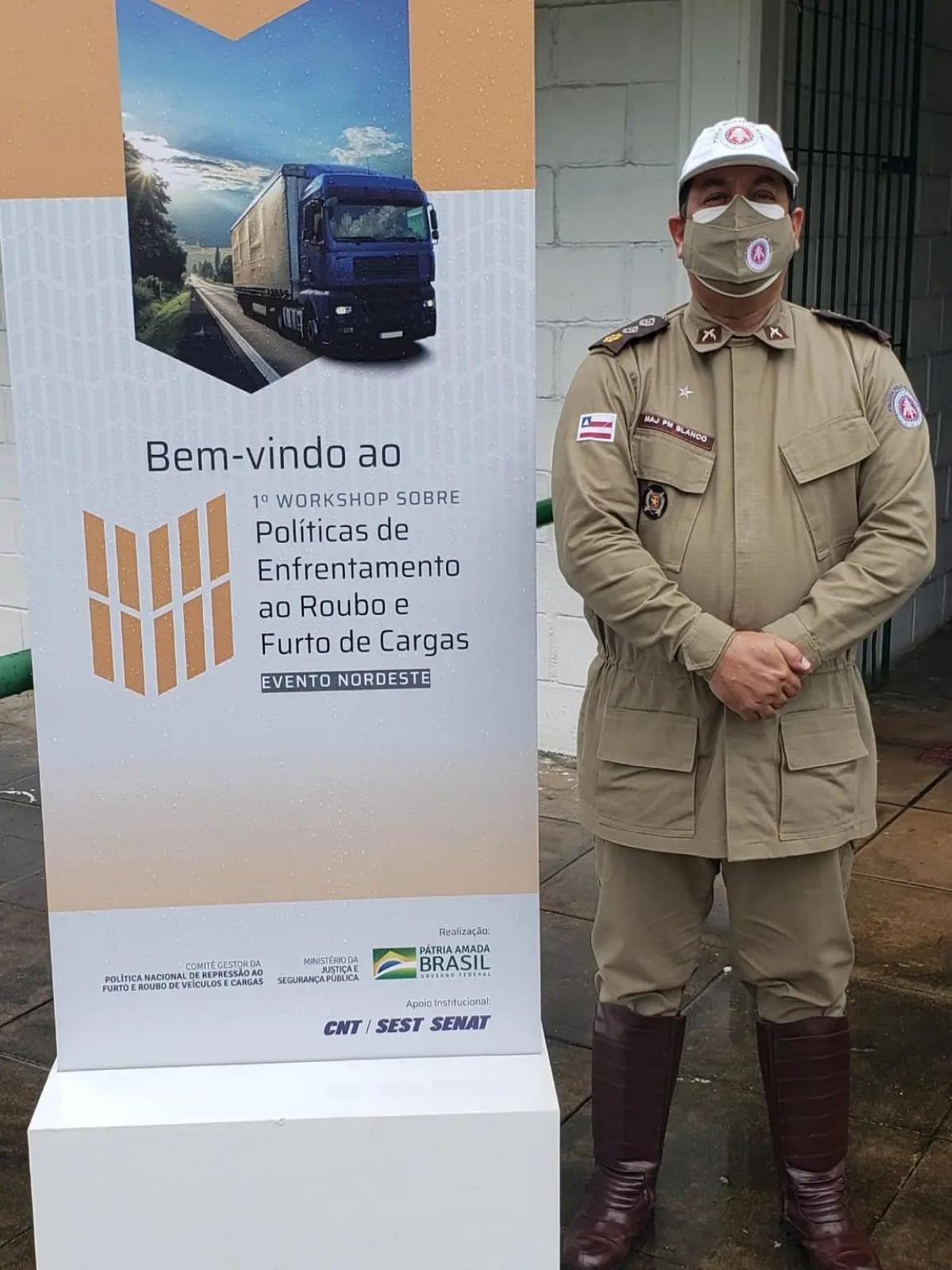 COMANDANTE DA CIPRv/ITABUNA PARTICIPA DE EVENTO QUE DISCUTE O ENFRENTAMENTO AO ROUBO E FURTO DE CARGAS NO NORDESTE