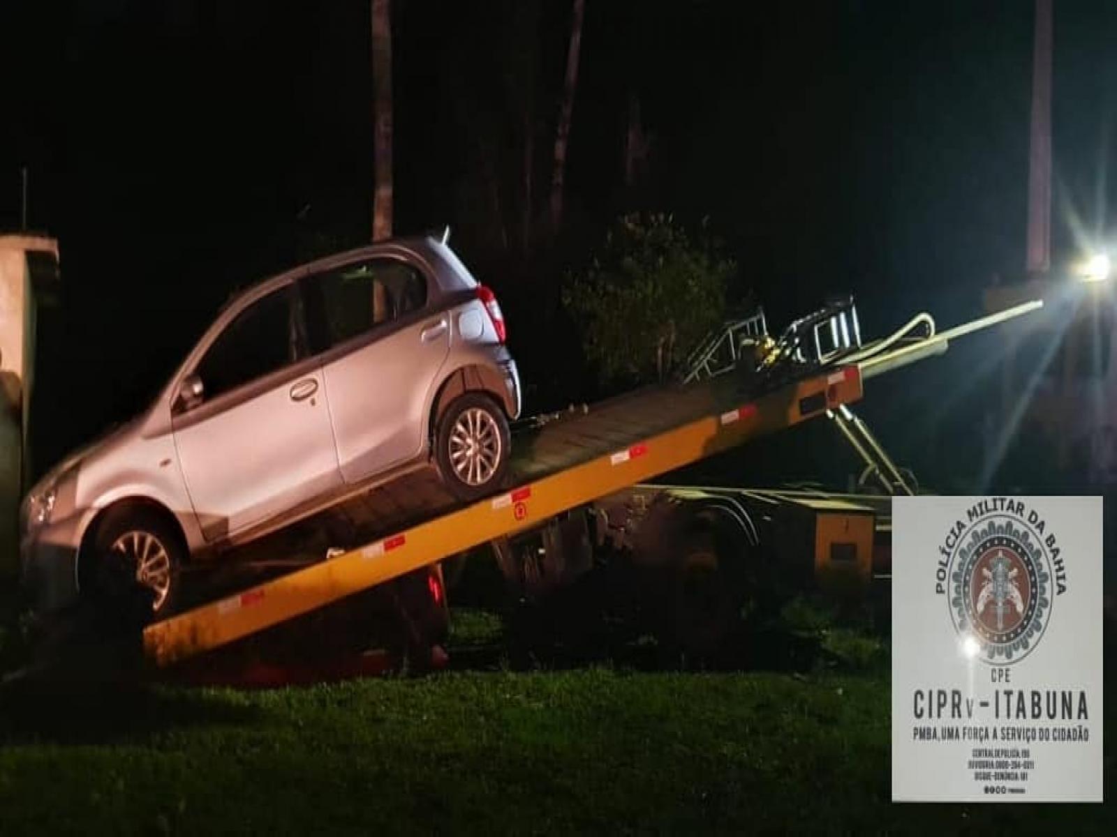 Operação São João: PRE recupera carro roubado na rodovia Ilhéus Itabuna
