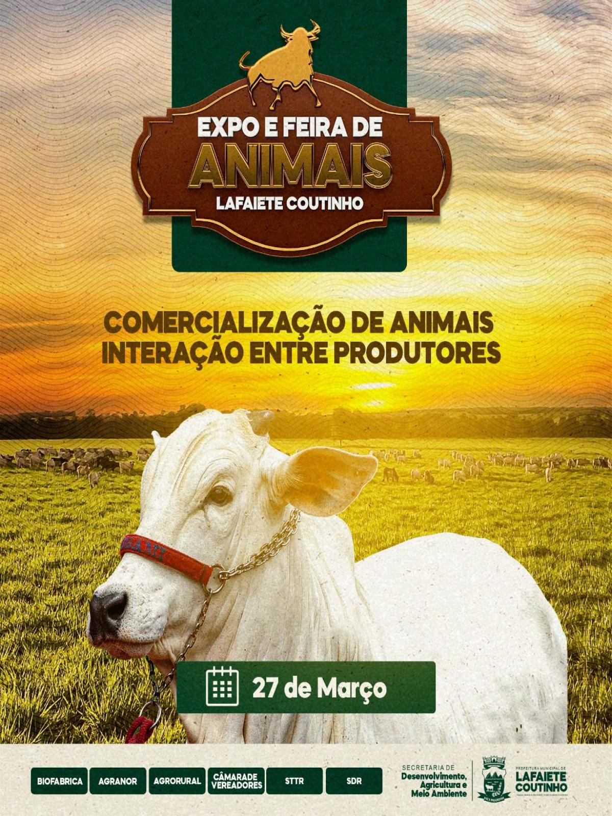 VEM AÍ MAIS UMA EDIÇÃO DA EXPO E FEIRA DE ANIMAIS!