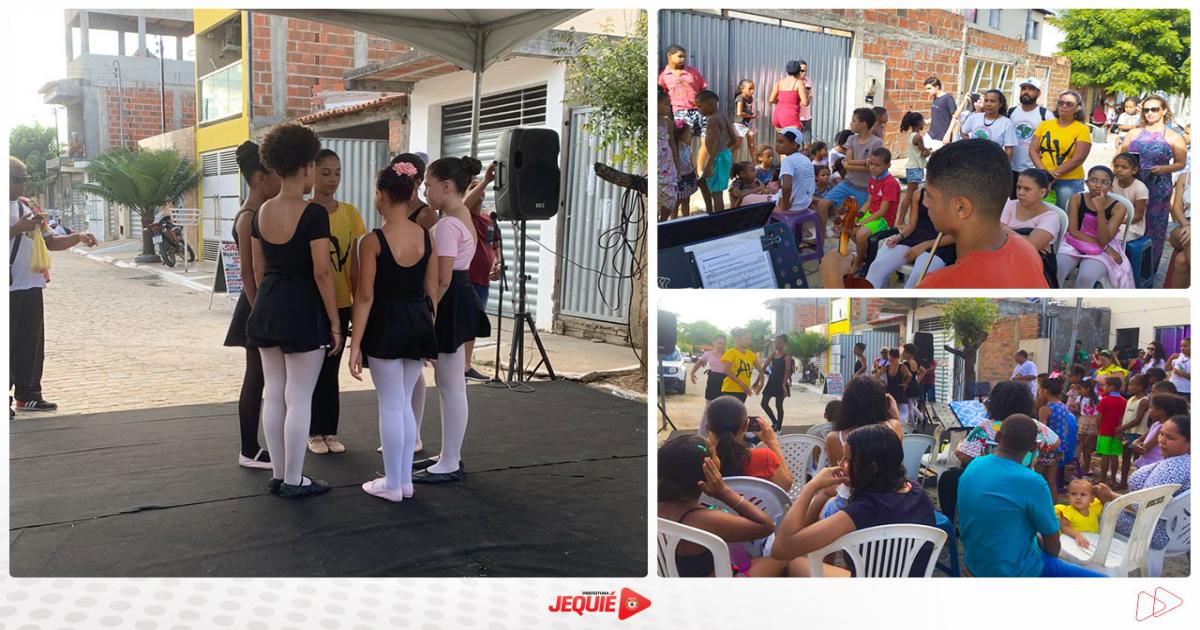 Prefeitura de Jequié leva Caravana Cultural Jorge Salomão aos moradores do Residencial Vida Jequié, no Curral Novo