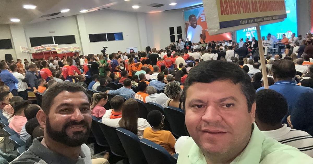 Lafaiete Coutinho: João Vei e Vaval na posse do novo presidente do AVANTE