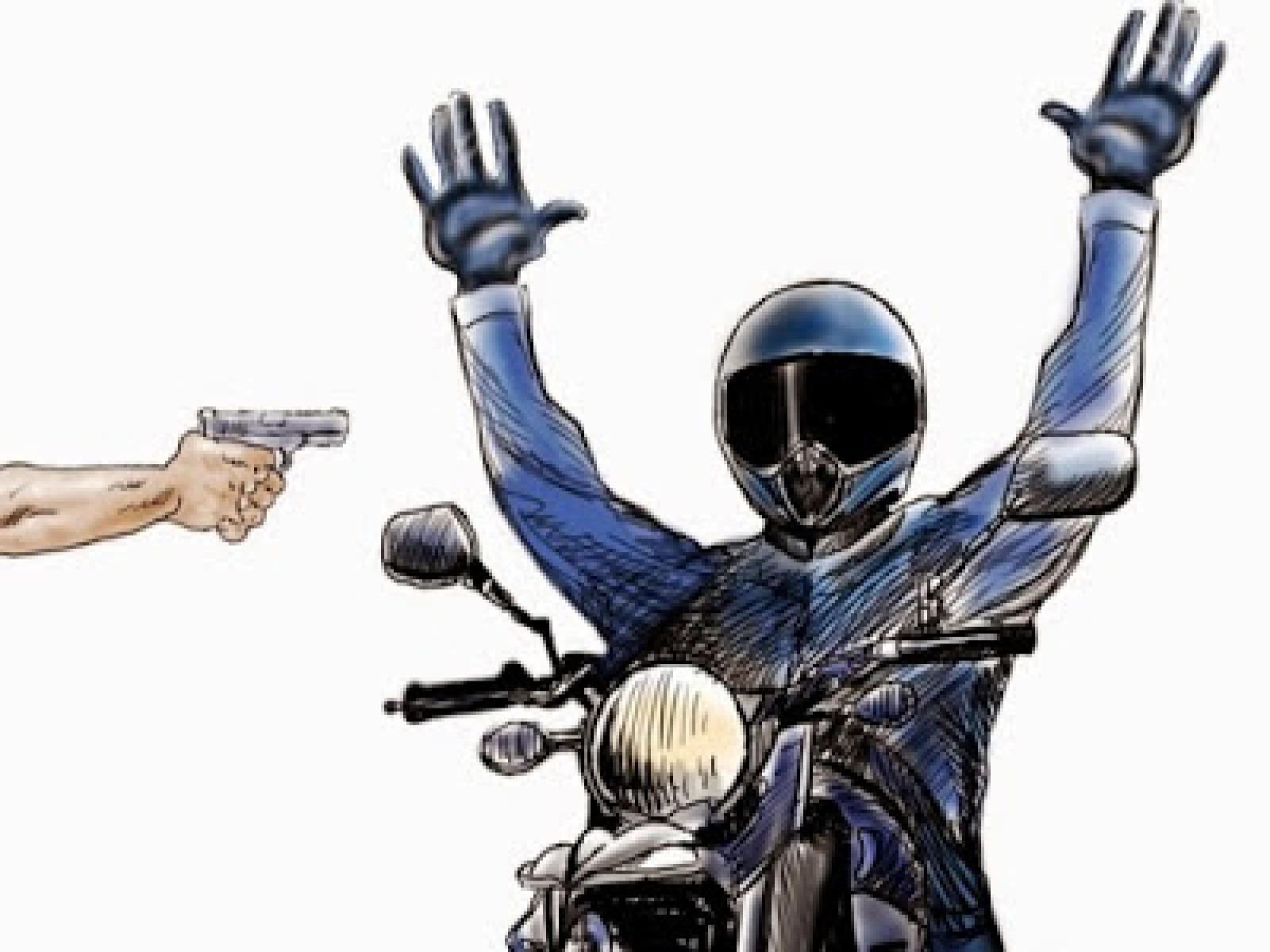 Moto tomada de assalto na manhã desta terça-feira