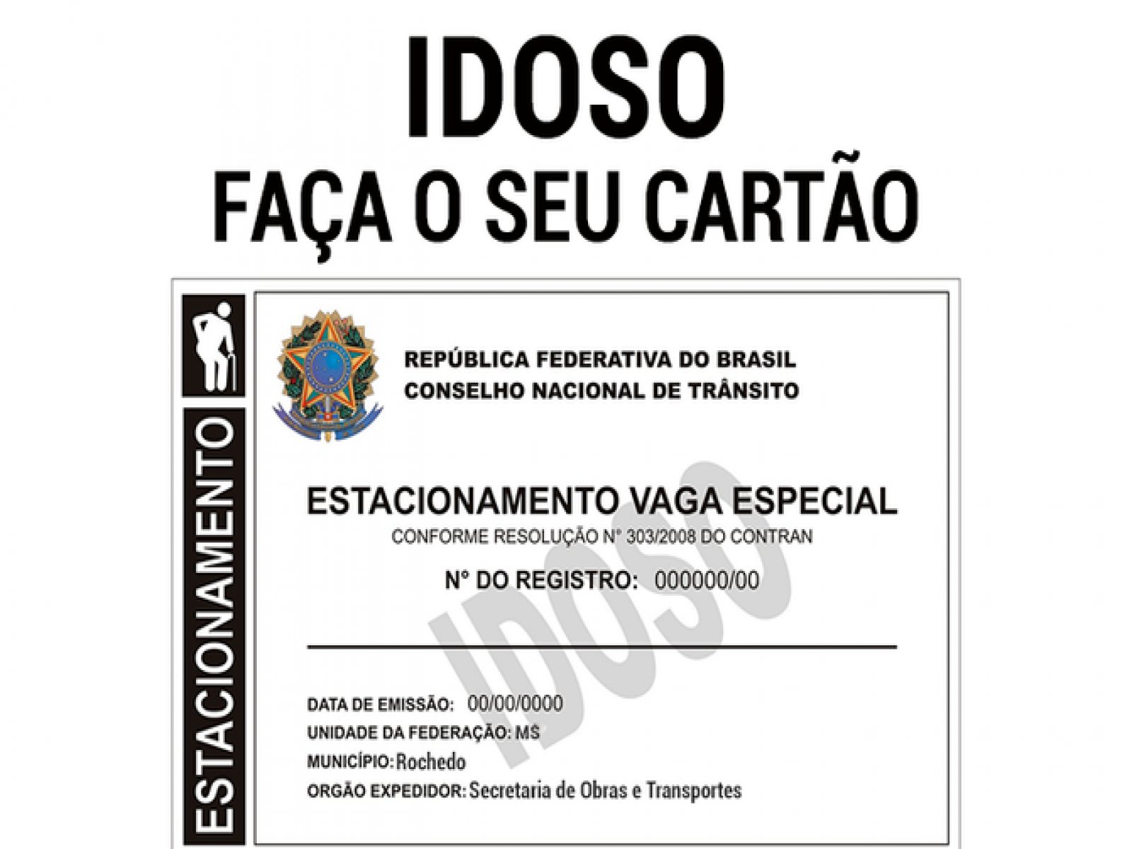 E-Parking: idosos e deficiente tem que apresentar cartão nacional de identificação para estacionar na zona azul