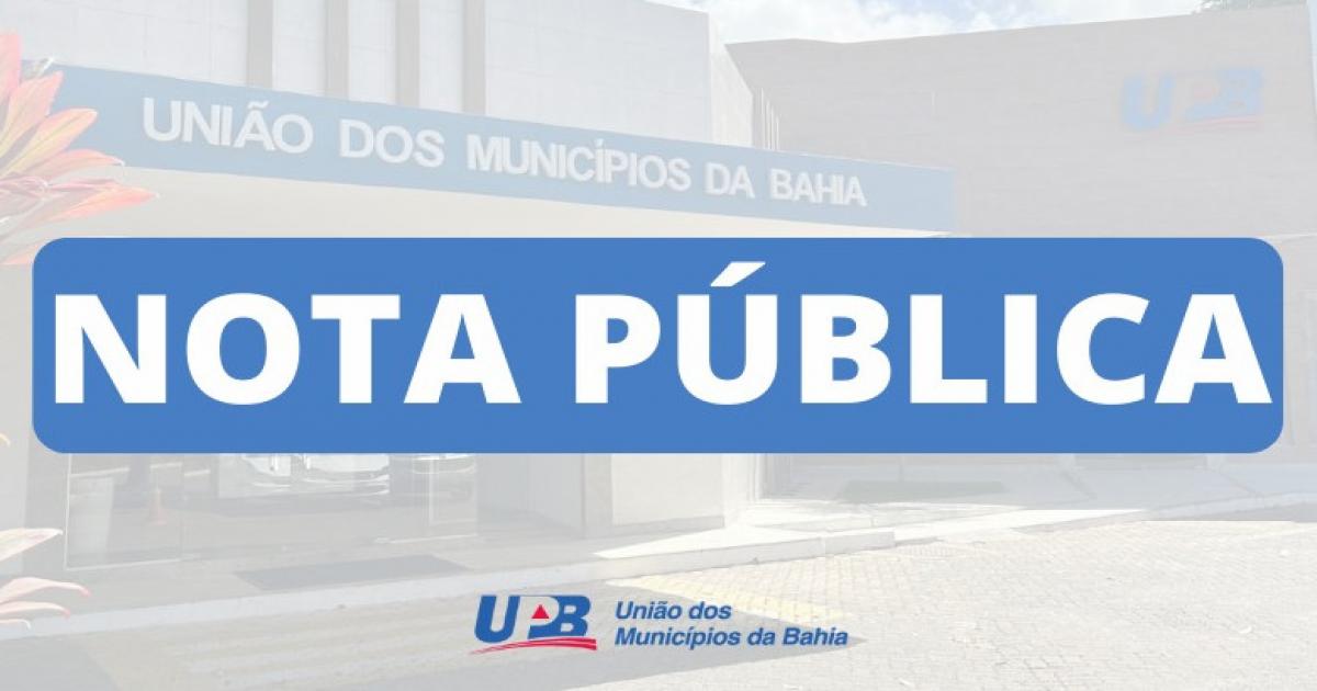 UPB emite nota sobre a crise financeira dos municípios e o repasse do FPM