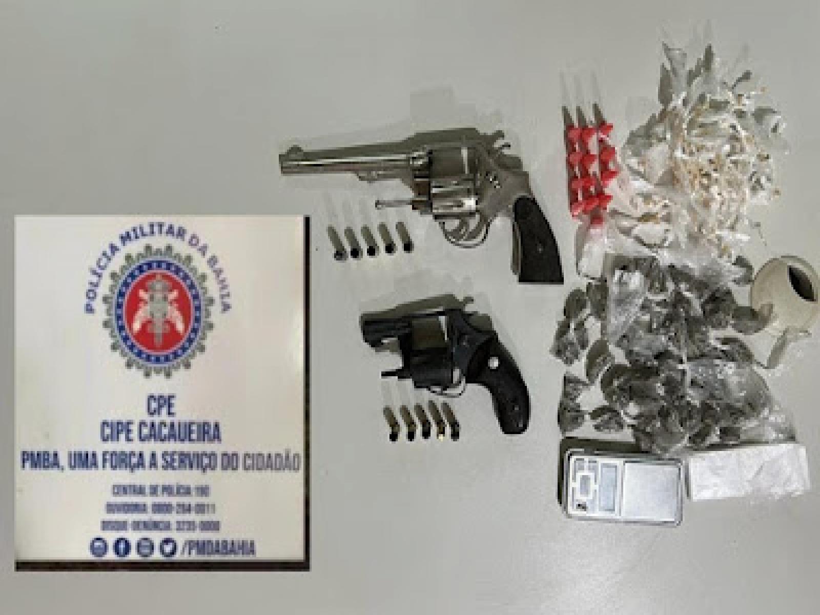 Dois bandidos morrem em confronto com a Cipe Cacaueira em Una, polícia apreendeu armas e grande quantidade de drogas