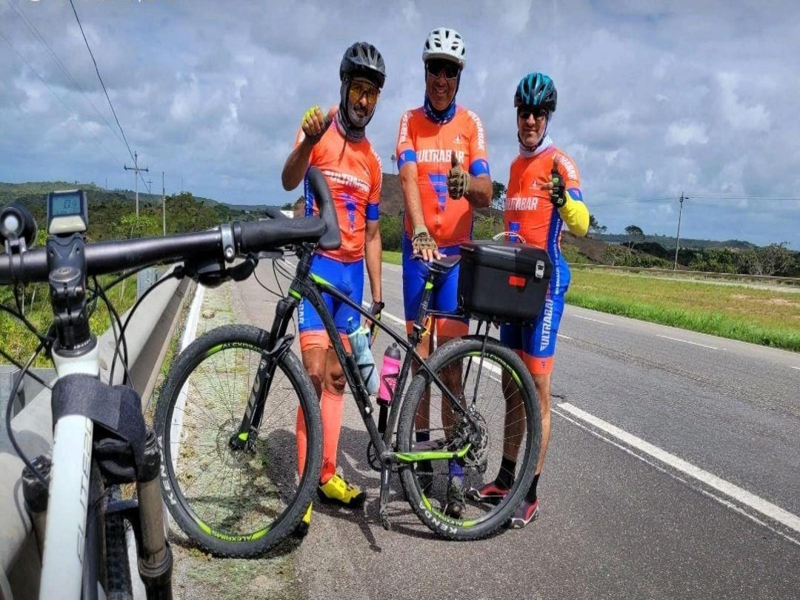 Ciclistas de Jequié concluem em 4 dias viagem para Aracaju