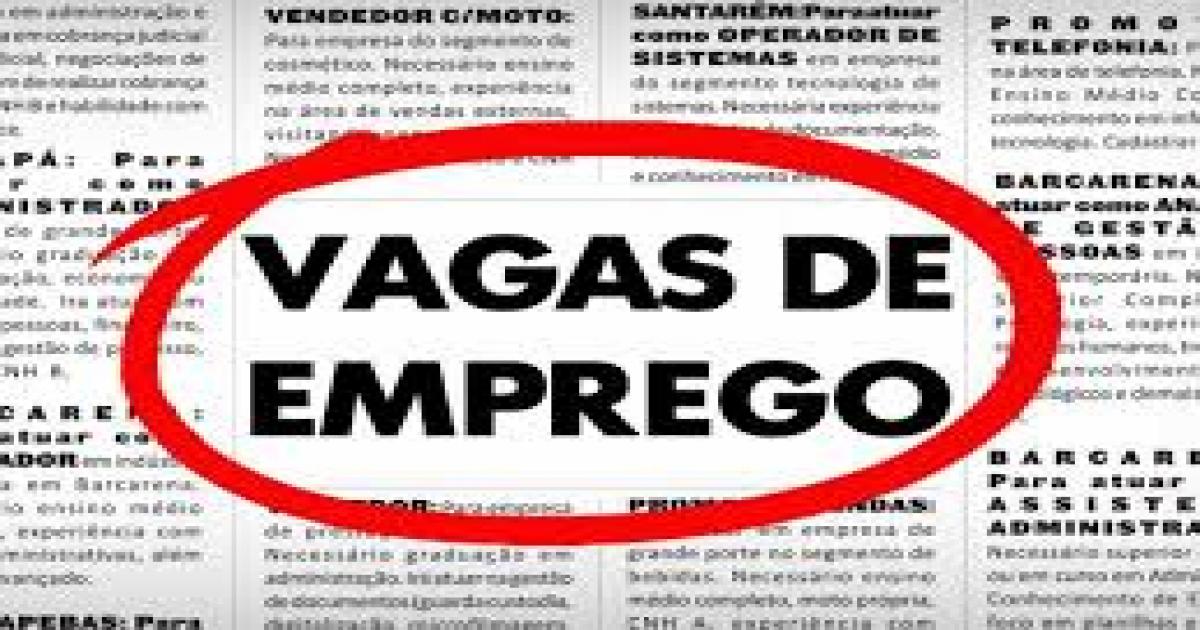 Empresa oferece 5 vagas de empregos para Jequié