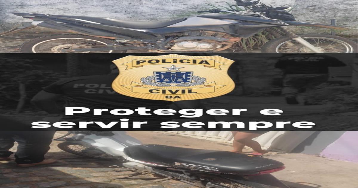 Jitaúna: Polícia Civil recuperou duas motos roubadas que circulavam na cidade