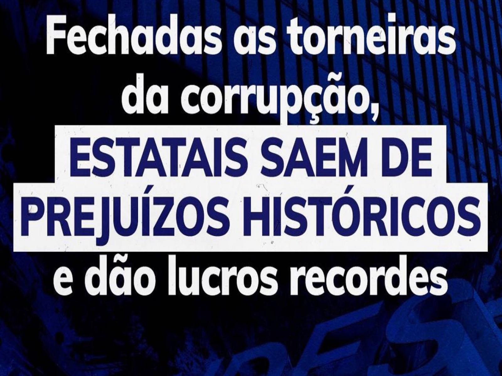 Estatais dão lucros recordes no Brasil