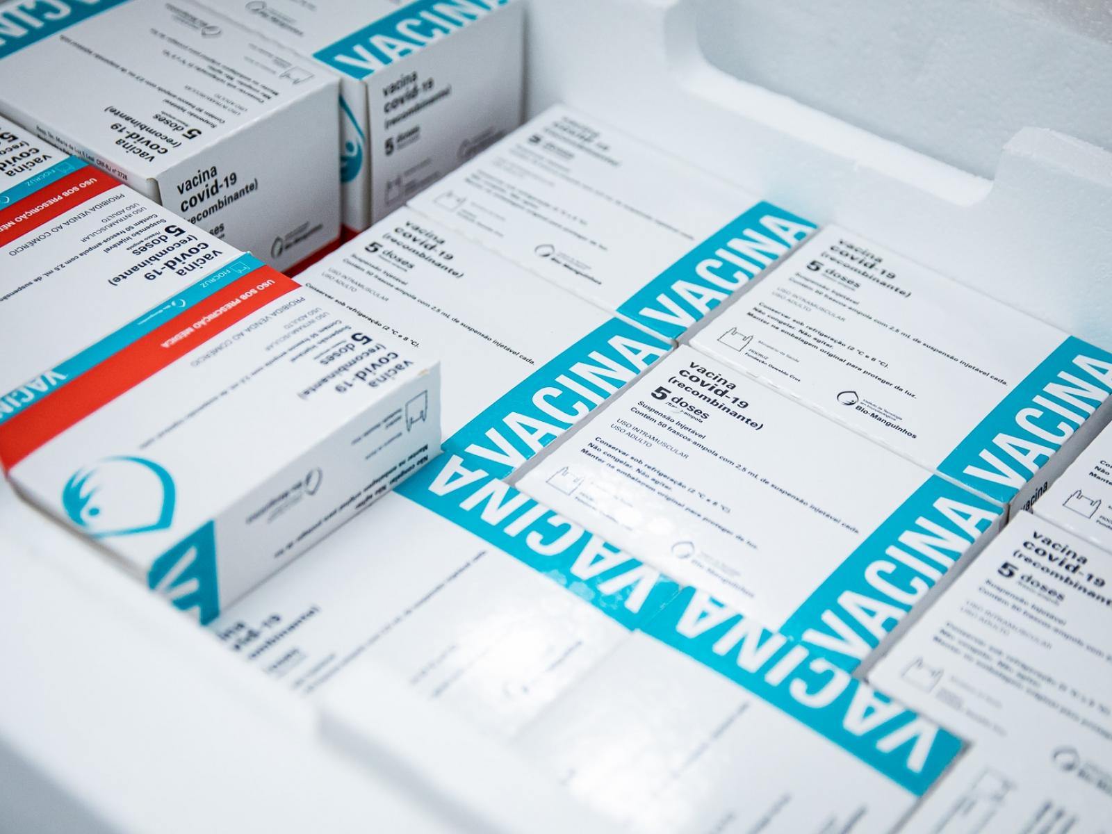 Ministério da Saúde entrega 6,4 milhões de doses das vacinas contra Covid-19