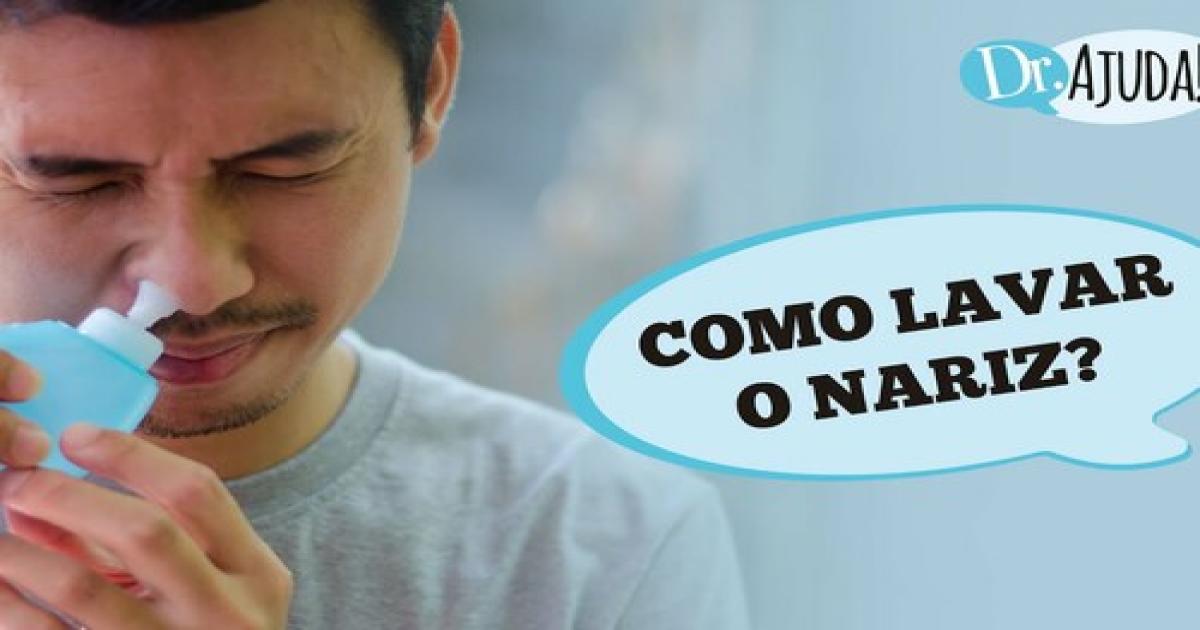 Como fazer a lavagem nasal corretamente?