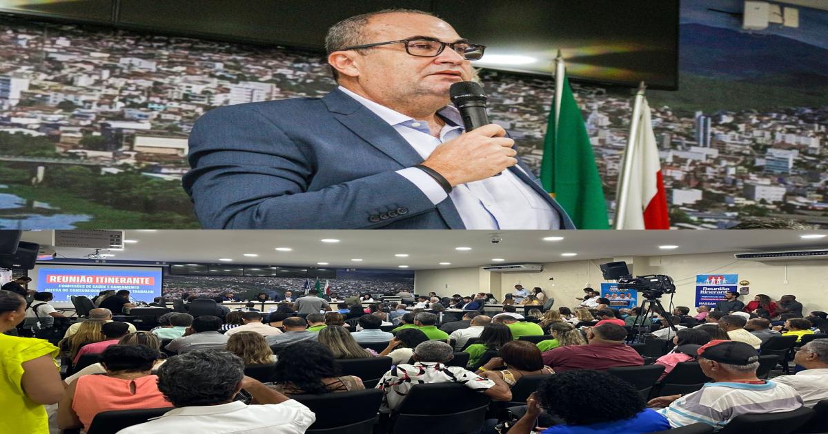 Hassan realiza reunião itinerante da Comissão de Saúde e Saneamento da Alba em Jequié