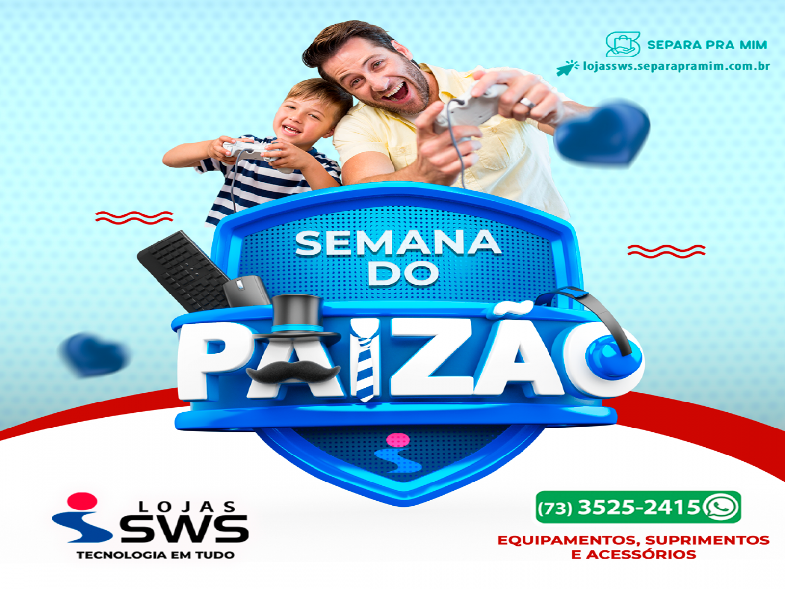 Seu pai merece essa seleção de ofertas especiais de tecnologia