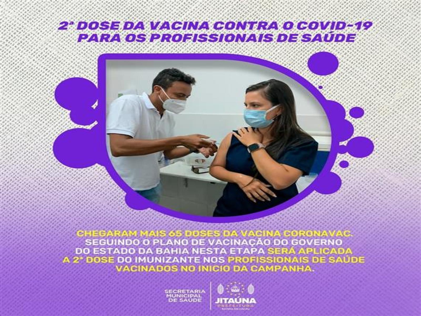 Prefeitura de Jitaúna recebe 65 novas doses de vacina contra Covid-19