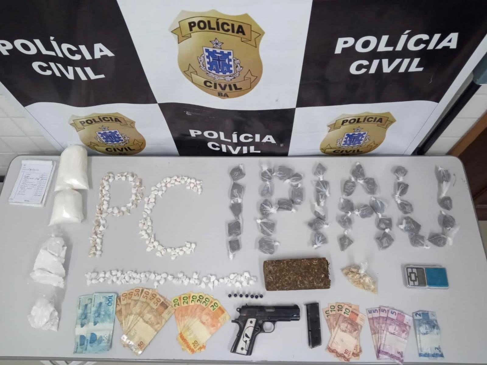 Ipiaú: Polícia Civil fecha boca de fumo na região central da cidade