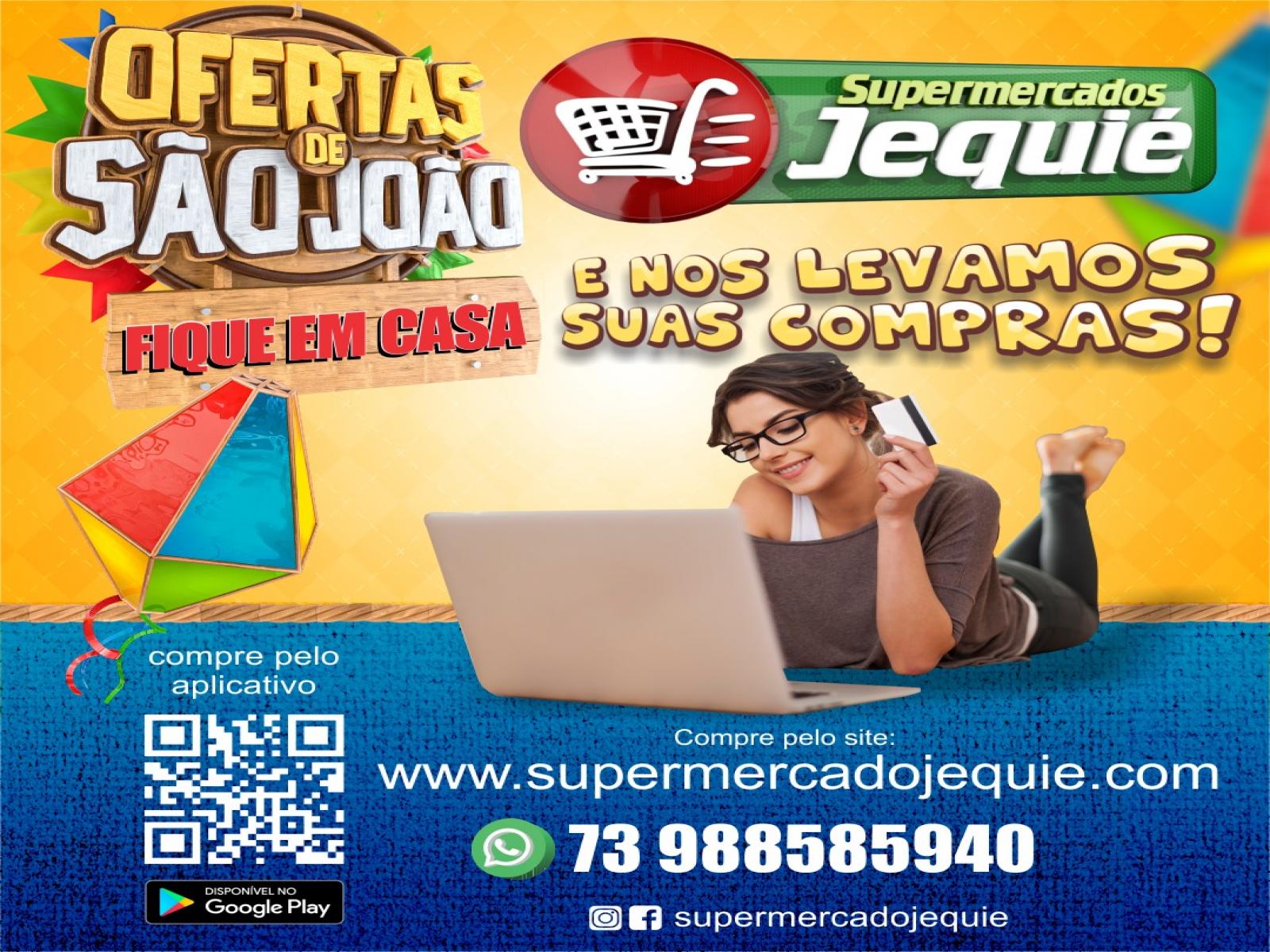 Supermercado Jequié: faça suas compras que levamos em casa